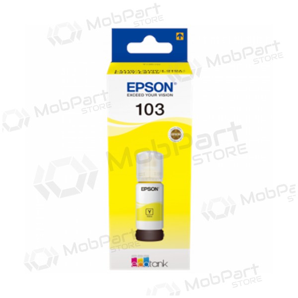 Epson 103 EcoTank (C13T00S44A) Μπουκάλι αναπλήρωσης μελάνης, Κίτρινο