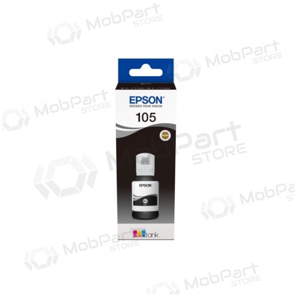 Epson 105 EcoTank (C13T00Q140) Μπουκάλι αναπλήρωσης μελάνης, Μαύρο