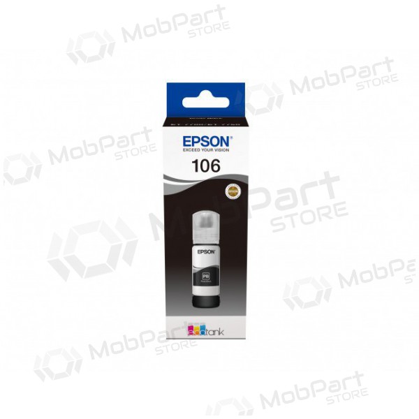 Epson 106 (C13T00R140) Φωτογραφικό Μαύρο Μελάνι 70ml για Inkjet Εκτυπωτές