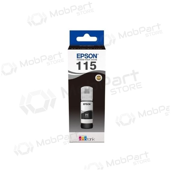 Epson 115 EcoTank (C13T07C14A) Μπουκάλι αναπλήρωσης μελάνης, Μαύρο