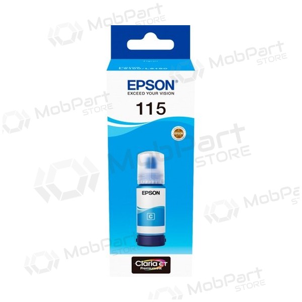 Epson 115 EcoTank (C13T07D24A) Μπουκάλι αναπλήρωσης μελάνης, Κυανό