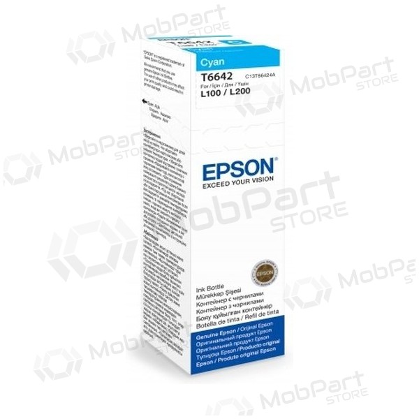 Epson (C13T66424A), κυανό δοχείο μελάνης για εκτυπωτές inkjet (SPEC)