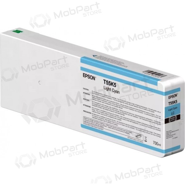 Epson T55K5 (C13T55K500) 700 ml δοχείο μελάνης, ανοιχτό κυανό