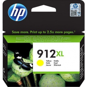HP (3YL83AE, 912XL), κίτρινη κασέτα για εκτυπωτές inkjet, 825 σελ.