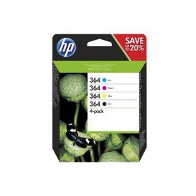 HP No.364 Σετ κασετών (N9J73AE), μαύρη και τρίχρωμη κασέτα για εκτυπωτές inkjet, 250 σελ.