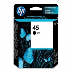 - HP No.45 (51645AE), μαύρη φύσιγγα μελάνης για εκτυπωτές inkjet, 930 σελ.