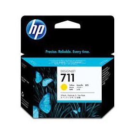 HP No.711 (CZ136A), κίτρινη κασέτα για εκτυπωτές inkjet