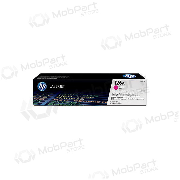 HP 126A (CE313A), δοχείο τόνερ ματζέντα για εκτυπωτές λέιζερ, 1000 σελίδες.