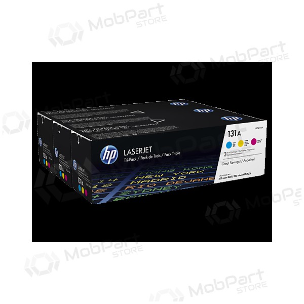 HP 131A (U0SL1AM) (CF211A+CF212A+CF213A), , , κίτρινος κασέτα για εκτυπωτές λέιζερ, 5400 σελίδες.