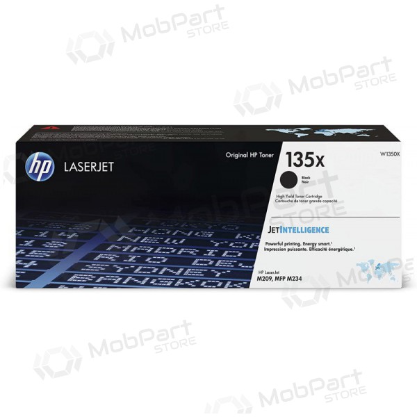 HP 135X (W1350X), μαύρος κασέτα για εκτυπωτές λέιζερ, 2400 σελίδες.