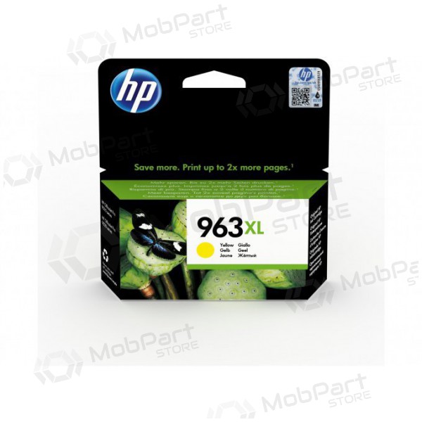 HP (3JA29AE, 963XL), Κίτρινο μελάνι για εκτυπωτές inkjet, 1600 σελ.