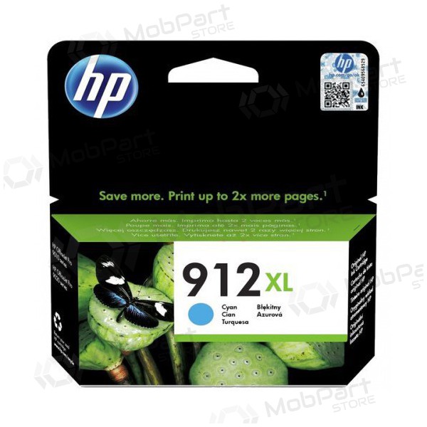 HP (3YL81AE, 912XL), κυανή φύσιγγα μελάνης για εκτυπωτές inkjet, 825 σελ.