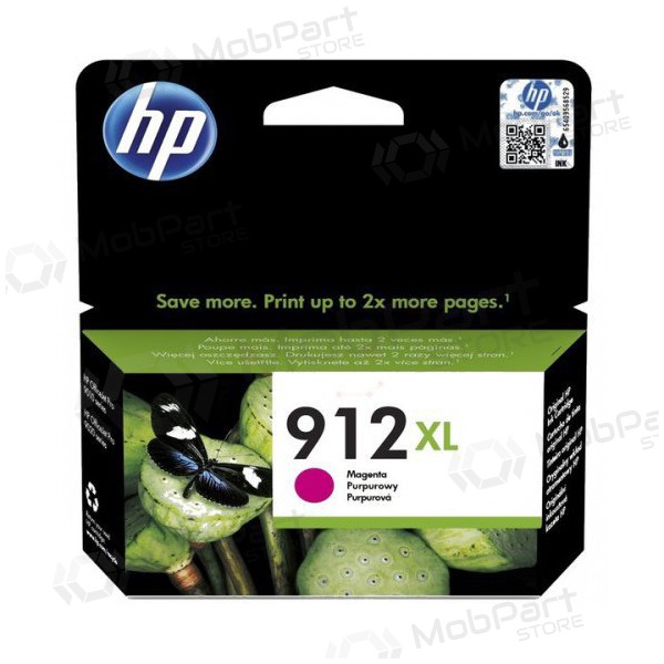 HP (3YL82AE, 912XL), μωβ κασέτα για εκτυπωτές inkjet, 825 σελίδες.
