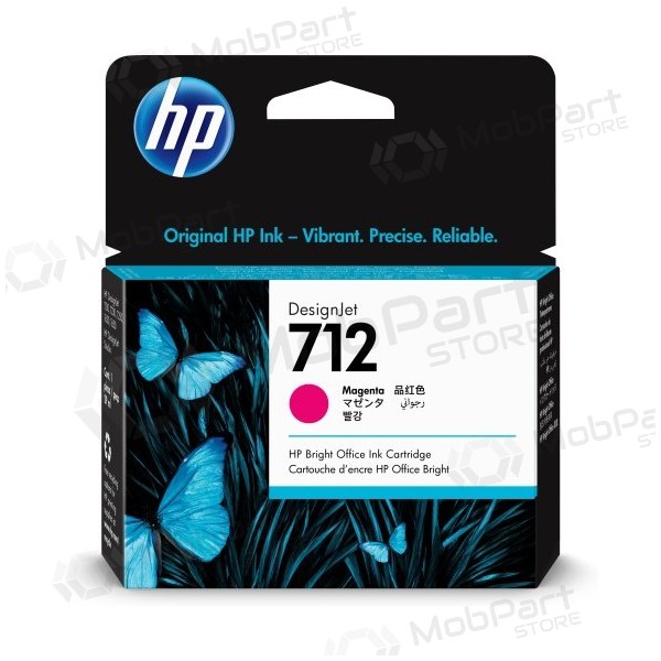 HP 712 (3ED68A) δοχείο μελάνης, ματζέντα (SPEC)