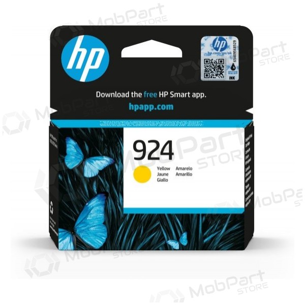 HP 924 (4K0U5NE) δοχείο μελάνης, κίτρινο