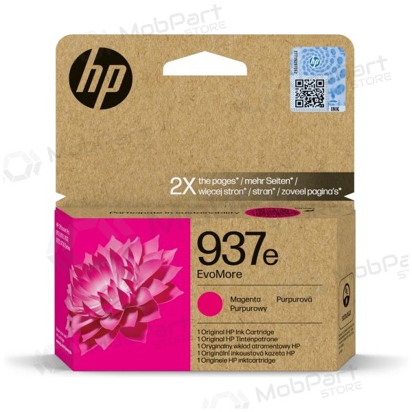 HP 937e EvoMore (4S6W7NE) Μελάνι, Ματζέντα