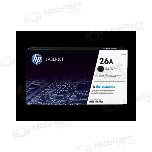 HP 26A (CF226A), μαύρο τόνερ για εκτυπωτές λέιζερ, 3100 σελ.