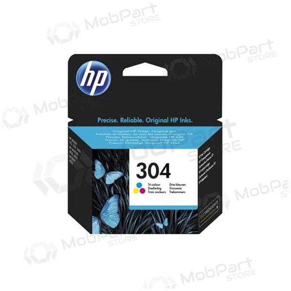 HP No.304 (N9K05AE), τρίχρωμη κασέτα για εκτυπωτές inkjet, 100 σελ.
