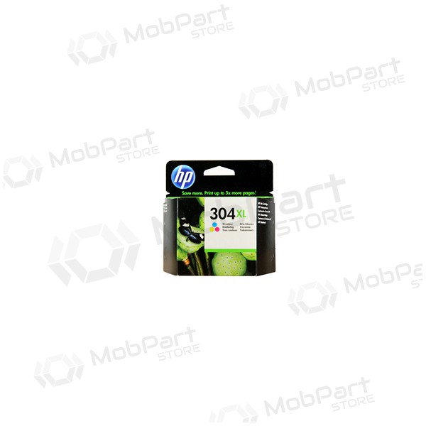 HP No.304 XL (N9K07AE), τρίχρωμη κασέτα για εκτυπωτές inkjet, 300 σελ.