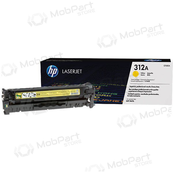 HP No.312A (CF382A), κίτρινος κασέτα για εκτυπωτές λέιζερ, 2700 σελίδες.