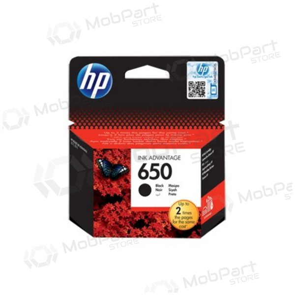 HP Αρ. 650 (CZ101AE), μαύρη κασέτα για εκτυπωτές inkjet