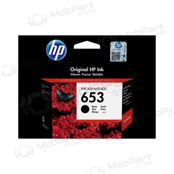 HP 653 (3YM75AE), μαύρο