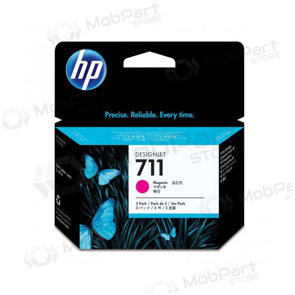 HP Αρ.711 (CZ135A), μοβ φυσίγγιο για εκτυπωτές inkjet