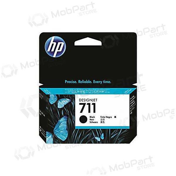 HP No.711 LC (CZ129A), μαύρο μελάνι για εκτυπωτές inkjet