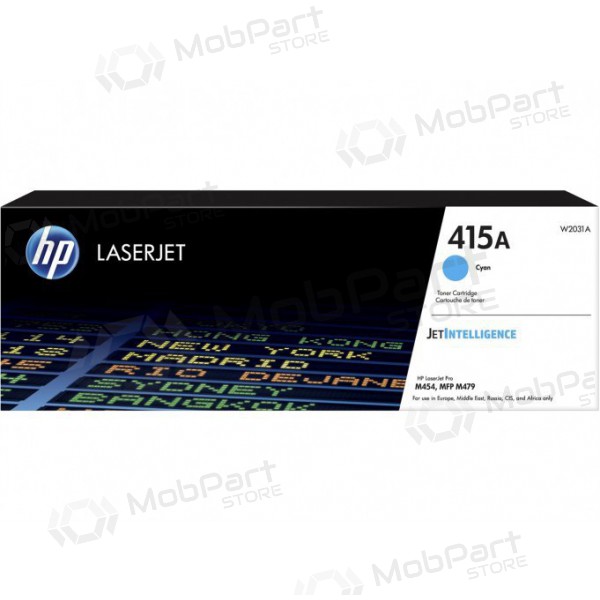 HP (W2031A, 415A), κυανή κασέτα για εκτυπωτές λέιζερ