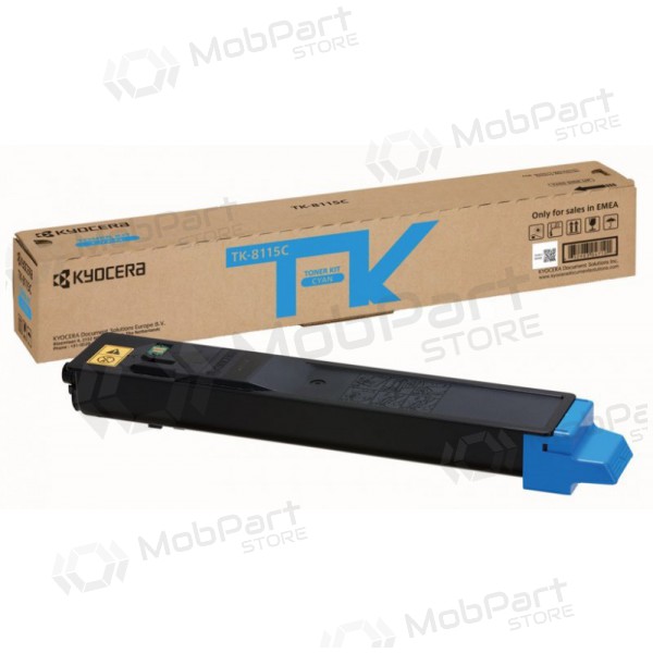 Kyocera (1T02P3CNL0, TK-8115C),  κασέτα για εκτυπωτές λέιζερ, 6000 σελίδες.