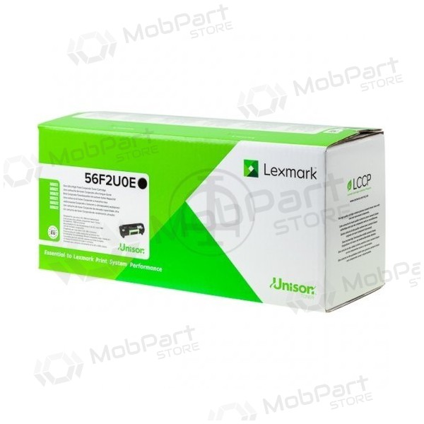 Lexmark 56F2U0E, μαύρη κασέτα για εκτυπωτές λέιζερ, 25000 σελ.