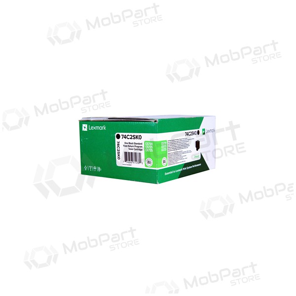 Lexmark (74C2SKE/ 74C2SK0 ), μαύρος κασέτα για εκτυπωτές λέιζερ, 7000 σελίδες.
