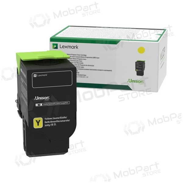 Lexmark 78C2XY0 κασέτα για εκτυπωτές λέιζερ, Κίτρινο (5000 σελίδες)