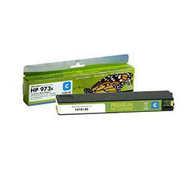 Μη γνήσιο Static Control HP No.973X (F6T81AE) Νέο τσιπ, κυανή κασέτα για εκτυπωτές inkjet, 7000 σελ.