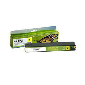 Μη γνήσιο Static Control HP No.973X (F6T83AE) Νέο τσιπ, κίτρινη κασέτα για εκτυπωτές inkjet, 7000 σελίδες.