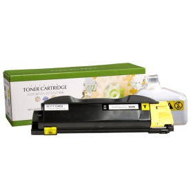 Μη γνήσια κασέτα Static Control Kyocera TK-590Y, κίτρινη για εκτυπωτές λέιζερ, 5000 σελίδες.
