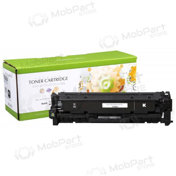 Συμβατό τόνερ Static Control HP 312X (CF380X), μαύρο, για εκτυπωτές λέιζερ, 4400 σελ.