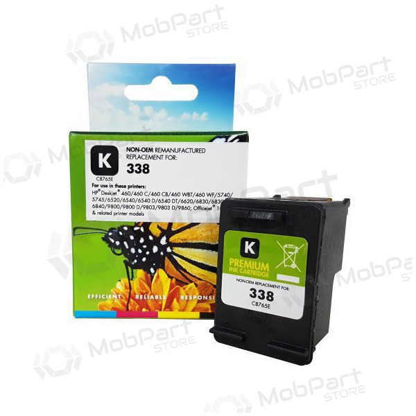 Neγνησια Static Control HP 338 (C8765EE), μαύρος κασέτα για εκτυπωτές inkjet, 480 σελίδες.