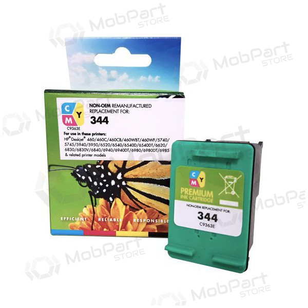 Συμβατή κασέτα μελάνης Static Control HP 344 (C9363EE), τρίχρωμη, για εκτυπωτές inkjet, 560 σελίδες.