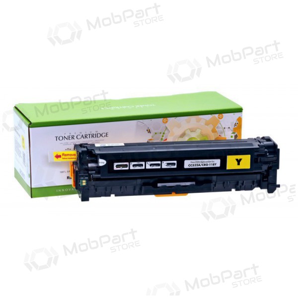 Συμβατό τόνερ Static Control HP CC532A IP Safe, κίτρινο, για εκτυπωτές λέιζερ, 2800 σελίδες.
