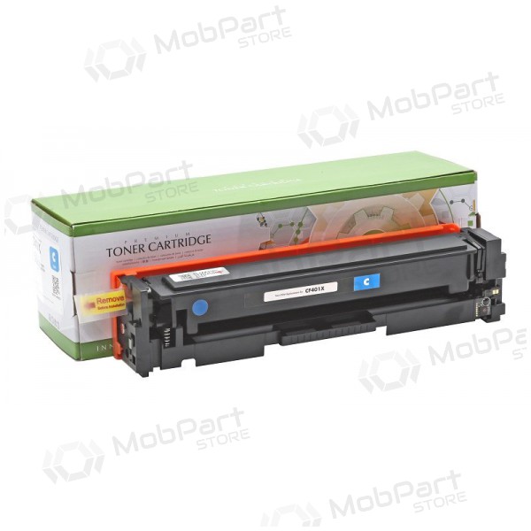 Μη γνήσια Static Control - HP CF401X / Canon CRG 045H, κυανή κασέτα για εκτυπωτές λέιζερ, 2300 σελ.