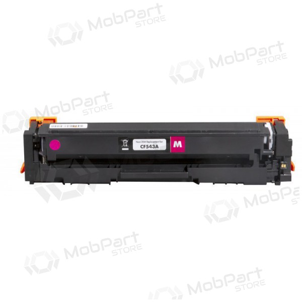 Συμβατή Static Control HP No.203A (CF543A)/Canon CRG-054M, νέα μικροπλακέτα, ματζέντα κασέτα τόνερ για εκτυπωτές λέιζερ, 1400 σελίδες.