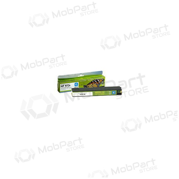 Συμβατό κυανό μελάνι HP No.973X (F6T81AE) με νέο τσιπάκι για εκτυπωτές inkjet, 7000 σελίδες.