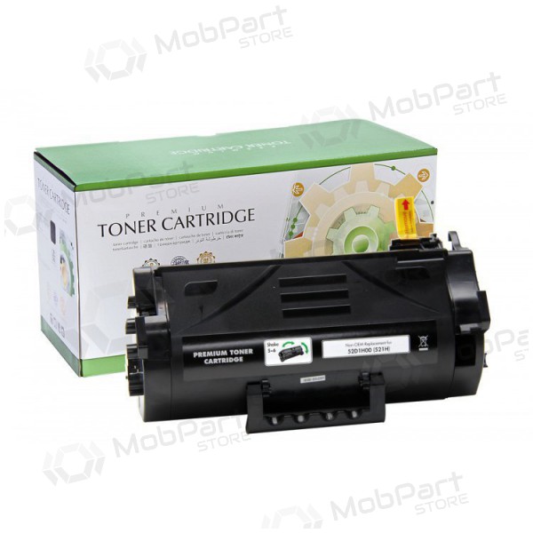 Neγνησια Static Control Lexmark 522H (MS710/MS711/MS810/MS811/MS812) (52.5D2H00), μαύρος κασέτα για εκτυπωτές λέιζερ, 25000 σελίδες.