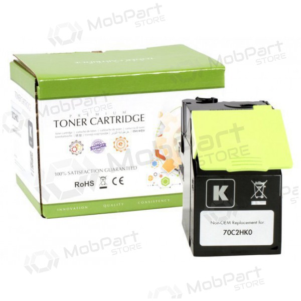 Συμβατό Τόνερ Static Control Lexmark 702HK (70C2HK0) Μαύρο, 4000 σελίδες