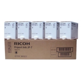 Ricoh JP-7 (817219) (5 τεμάχια ανά κουτί) δοχείο μελάνης, μαύρο