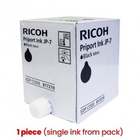 Ricoh JP-7 (817219) μελανοδοχείο, Μαύρο (1 τεμ.)