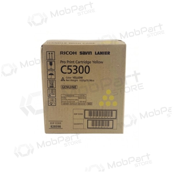 Ricoh C5300 (828602), κίτρινος κασέτα για εκτυπωτές λέιζερ, 26000 σελίδες.