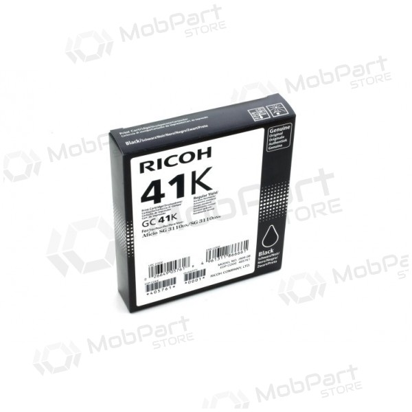 Ricoh GC41K (405761) Μελάνι, Μαύρο