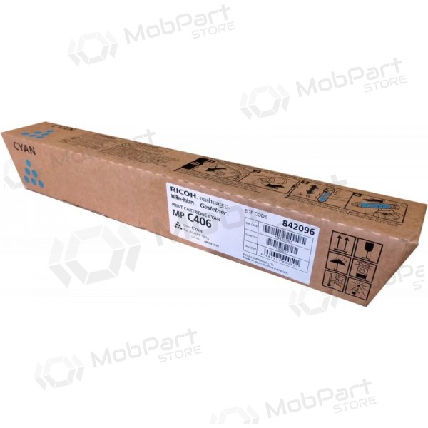 Ricoh MP C406 (842096) κασέτα λέιζερ, κυανό